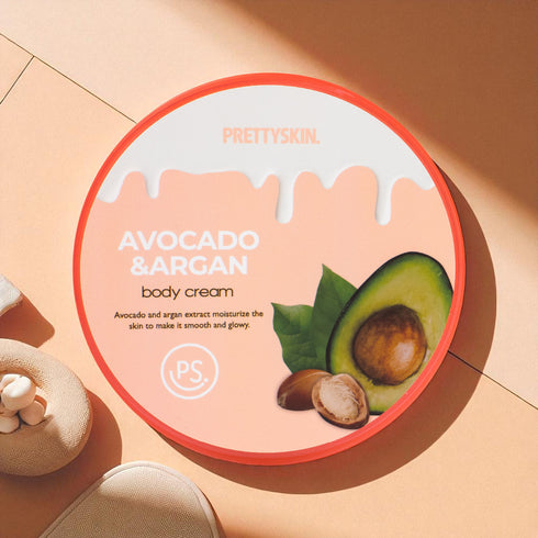 PRETTYSKIN - Avocado & Argan Deep Moisture Body Cream - 300ml