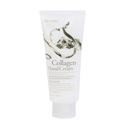 3W Clinic - Collagen Moisturizing Hand Cream - 100ml - Krea Noir