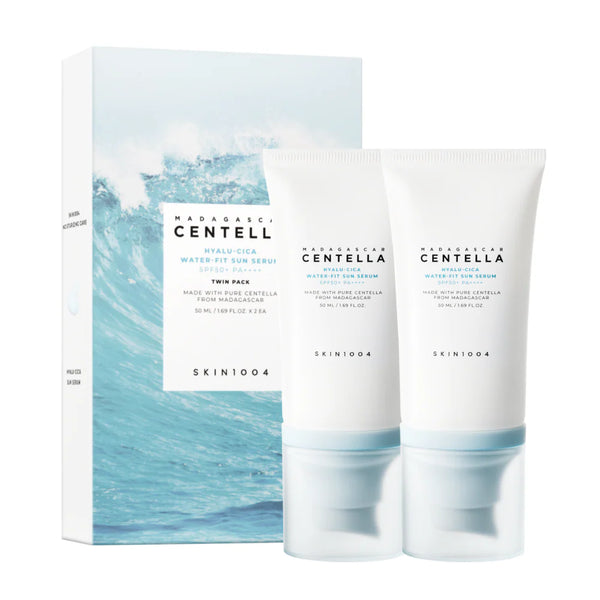 SKIN1004 Madagascar Centella Hyalu-Cica Water-Fit Sun Serum Set (2 Pieces)