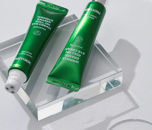 PRETTYSKIN Wrinkle Eraser Roll On Eye Cream - Placenta - 30ml