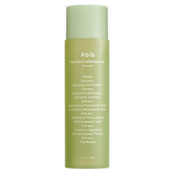 Abib - Heartleaf Calming Toner Skin Booster - 200ml - Krea Noir