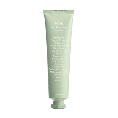 Abib - Heartleaf Creme Calming Tube - 75ml - Krea Noir