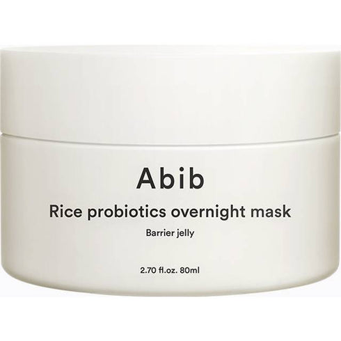 Abib - Rice Probiotics Overnight Mask Barrier Jelly - 80ml - Krea Noir