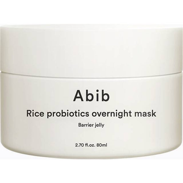Abib - Rice Probiotics Overnight Mask Barrier Jelly - 80ml - Krea Noir