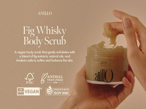 anillO – Fig Whisky Body Scrub – 240g - Krea Noir