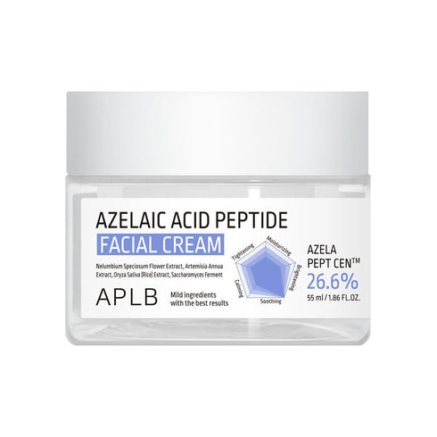 APLB Azelaic Acid Peptide Facial Cream – Balancing & Anti-Acne Moisturizer (55ml)