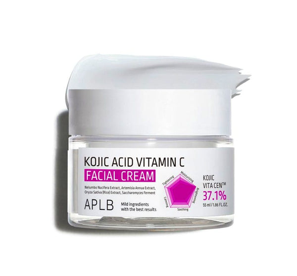 APLB - Kojic Acid Vitamin C Facial Cream - 55ml - Krea Noir