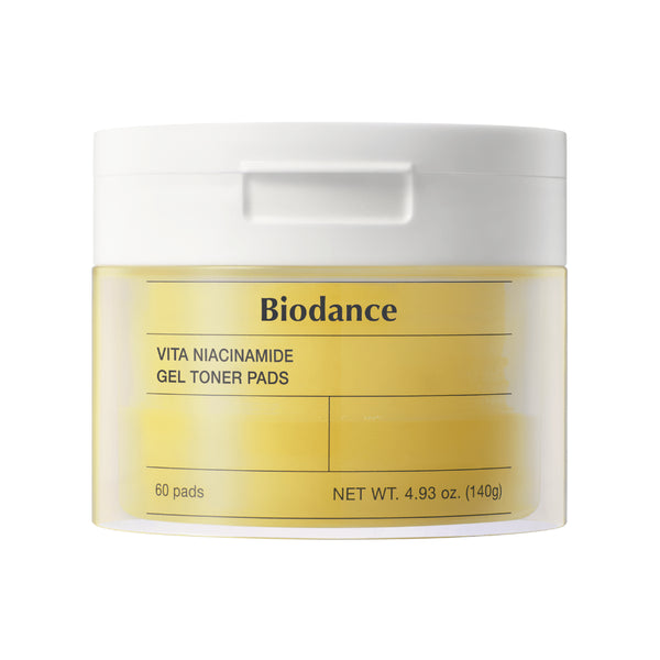 Biodance - Vita Niacinamide Gel Toner Pads - 140g/60pads - Krea Noir