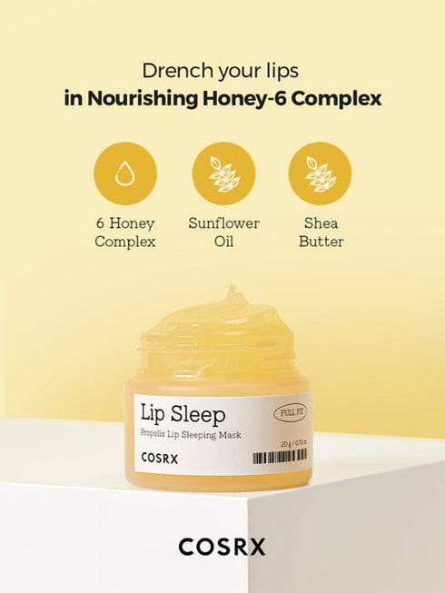 COSRX - Full Fit Propolis Lip Sleeping Mask - 20g - Krea Noir