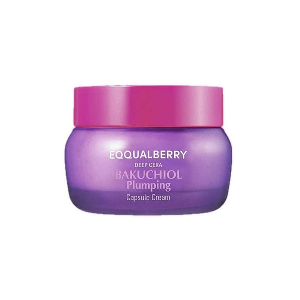 EQQUALBERRY - Bakuchiol Plumping Capsule Cream - 50ml - Krea Noir