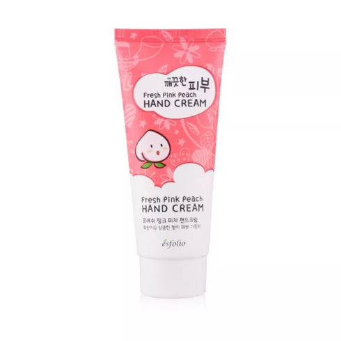 esfolio - Pure Skin Fresh Pink Peach Hand Cream - 100ml - Krea Noir