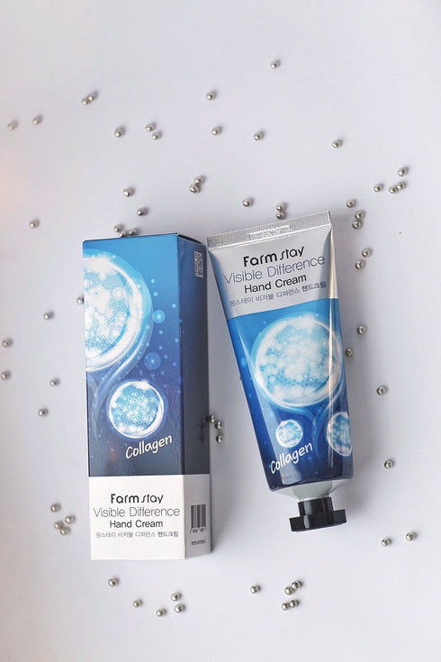 Farm Stay - Visible Difference Hand Cream - Collagen - 100ml - Krea Noir