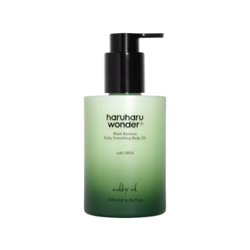 Haruharu Wonder - Black Bamboo Daily Smoothing Body Oil - 200ml - Krea Noir