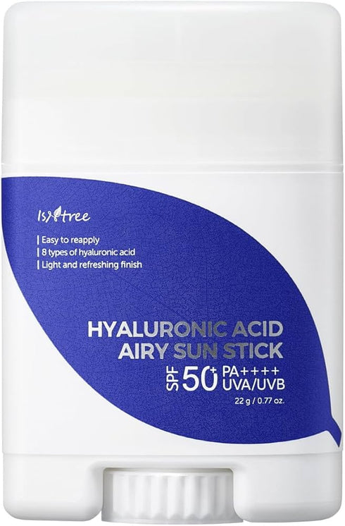 Isntree - Hyaluronic Acid Airy Sun Stick 22g - Krea Noir