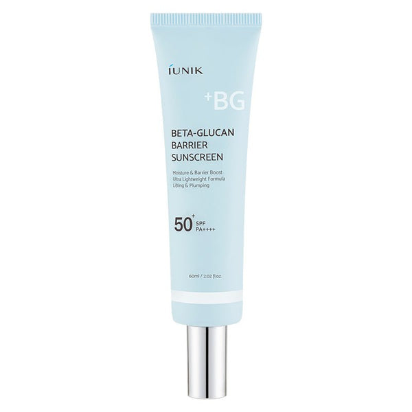 iUNIK - Beta Glucan Barrier Sunscreen SPF50+ PA++++ - 60ml - Krea Noir