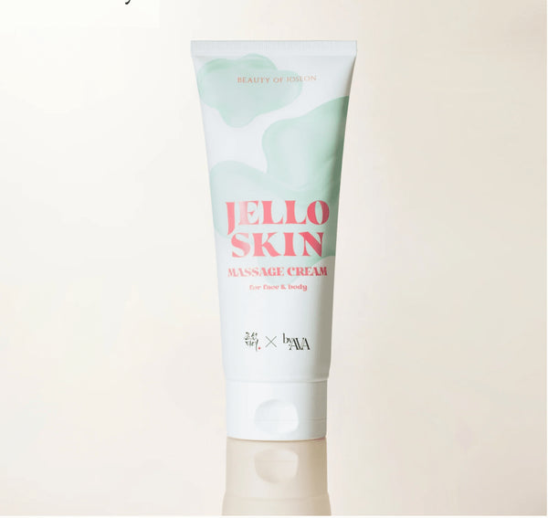 JELLOSKIN Massage Cream For Face and Body - Krea Noir