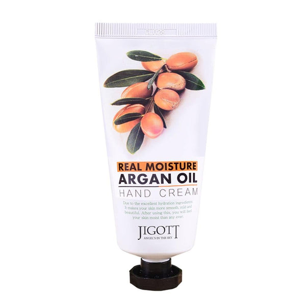 Jigott - Real Moisture Hand Cream - Argan Oil - 100ml - Krea Noir