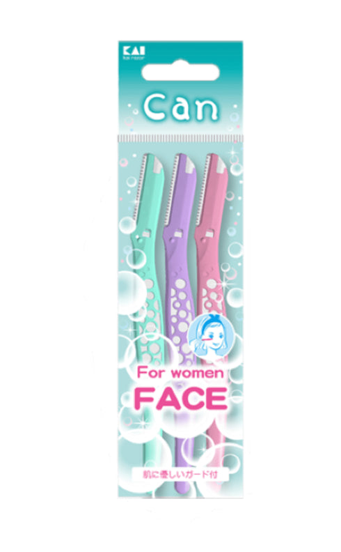 KAI - Can Bubble Face Razor L Type - Krea Noir