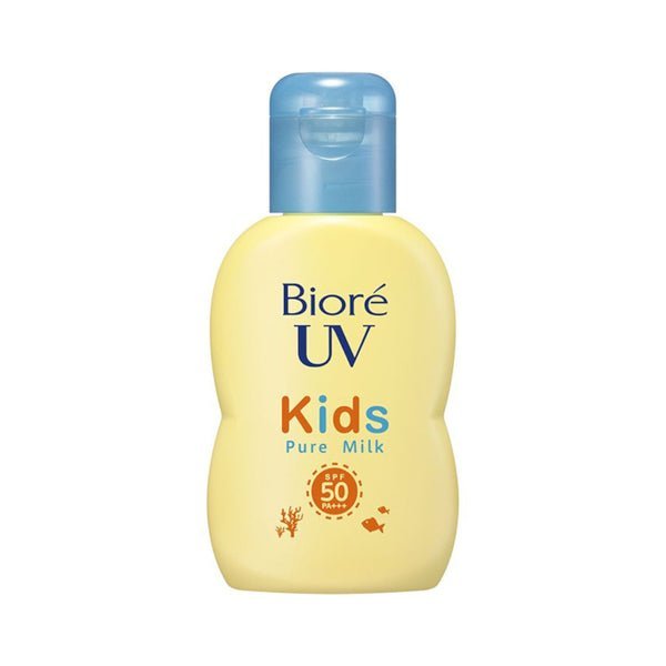 Kao - Biore UV Kids Pure Milk Sunscreen SPF50 PA+++ - 70ml - Krea Noir
