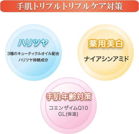 Kose - Coenrich Q10 Medicated Hand Cream - Fresh Peach - 80g - Krea Noir