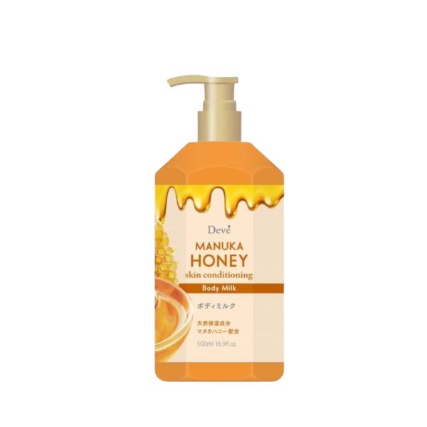 KUMANO COSME – Deve Manuka Honey Skin Conditioning Body Milk – 500ml