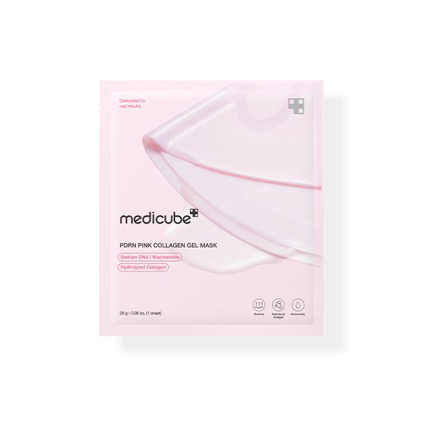 Medicube - PDRN Pink Collagen Gel Mask - 28g - Krea Noir