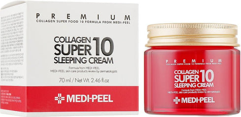 MEDIPEEL+ Collagen Super10 Sleeping Cream 70ml - Krea Noir