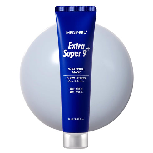 MEDIPEEL+ Extra Super 9 Plus Glow Lifting Wrapping Mask – 70ml - Krea Noir