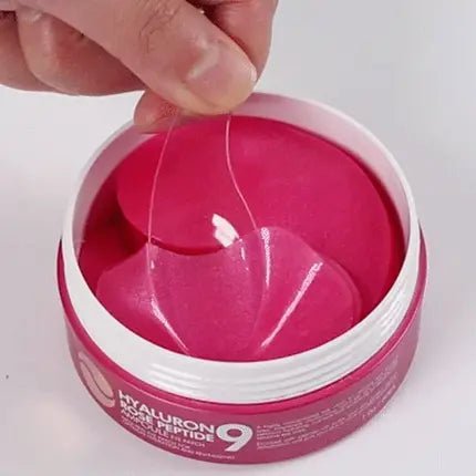 MEDIPEEL+ Hyaluron Rose Peptide 9 Ampoule Eye Patch - Krea Noir