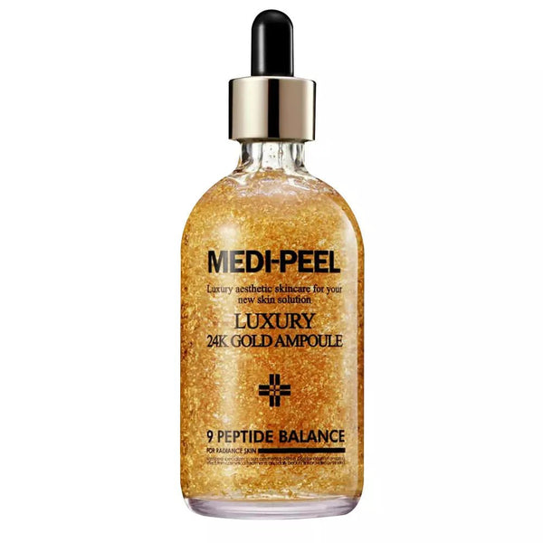 MEDIPEEL+ Luxury 24K Gold Ampoule - 100ml - Krea Noir