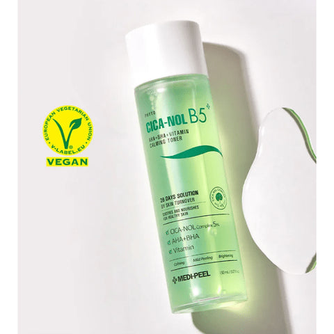 MEDIPEEL+ Phyto Cica - Nol B5 AHA BHA Vitamin Calming Toner - 150ml - Krea Noir