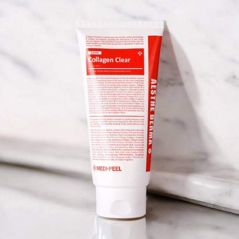 MEDIPEEL+ Red Lacto Collagen Clear Foam Cleanser 2.0 – 300ml - Krea Noir