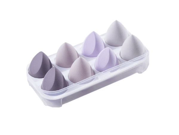 MissLady - Set of Eight Beauty Sponge - 8pcs/Set - Krea Noir