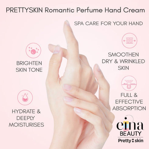 PRETTYSKIN - Romantic Perfume Hand Cream - Calendula - 100ml - Krea Noir