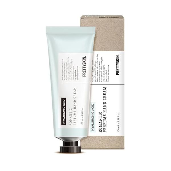 PRETTYSKIN - Romantic Perfume Hand Cream - Hyaluronic Acid - 100ml - Krea Noir