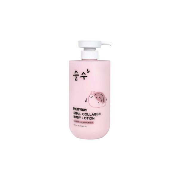PRETTYSKIN - Snail Collagen Nourishing Body Lotion - 750ml - Krea Noir