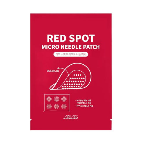 RiRe - Red Spot Micro Needle Patch - 6 patches - Krea Noir