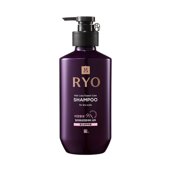 Ryo Hair - Jayangyunmo 9EX Hair Loss Expert Care Shampoo (Normal to Dry Scalp) – 400ml - KRAP Beauty