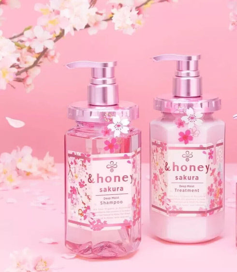 ViCREA - &honey Deep Moist Sakura Shampoo – 440ml