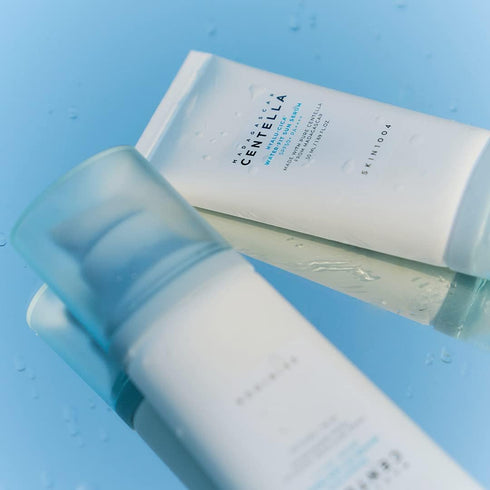 SKIN1004 Madagascar Centella Hyalu - Cica Water - Fit Sun Serum Set (2 Pieces) - Krea Noir