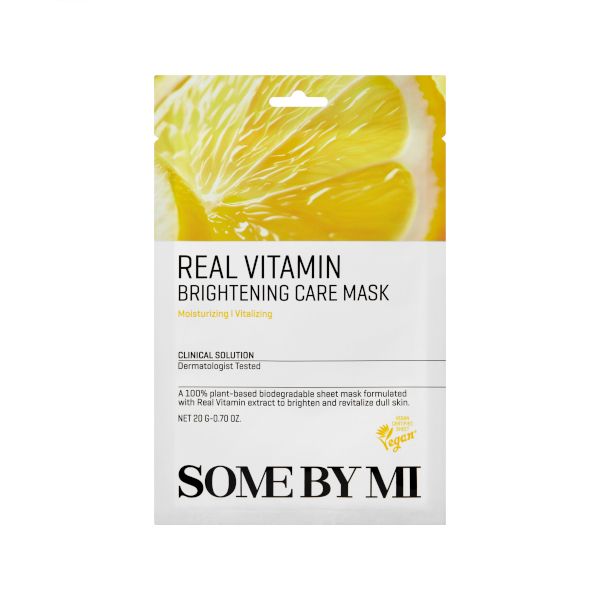 SOME BY MI – Real Vitamin Brightening Care Mask – 1pc - Krea Noir
