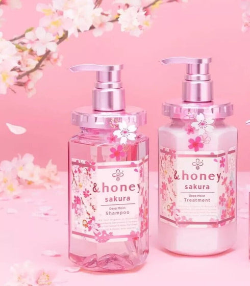 ViCREA - &honey Deep Moist Sakura Shampoo – 440ml - Krea Noir