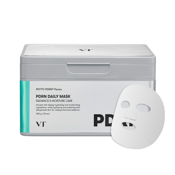 VT PDRN Daily Mask Sheet – Daily Skin Revitalization & Deep Hydration (30 Sheets) - Krea Noir