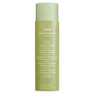 Abib - Heartleaf Calming Toner Skin Booster - 200ml - Krea Noir